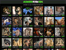 Tablet Screenshot of monsterpornvids.com